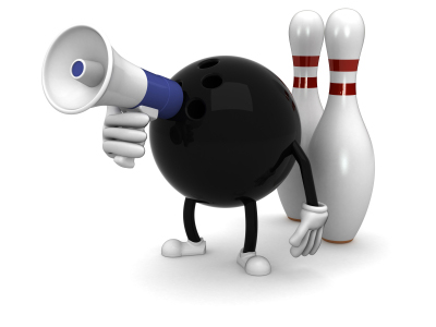 ball and pin announcing